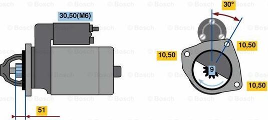 BOSCH 9 000 083 065 - Starteris www.autospares.lv