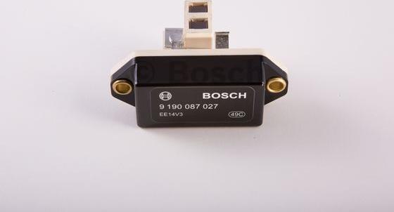 BOSCH 9 190 087 027 - Регулятор напряжения, генератор www.autospares.lv