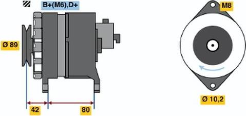 BOSCH 9120144601 - Ģenerators autospares.lv