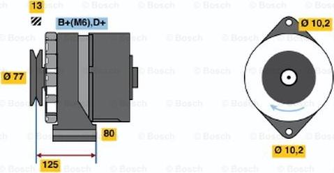 BOSCH 9 120 144 101 - Ģenerators autospares.lv