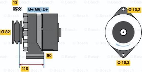 BOSCH 9 120 144 102 - Ģenerators autospares.lv