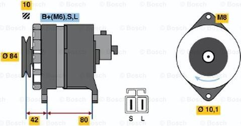 BOSCH 9 120 334 632 - Ģenerators www.autospares.lv