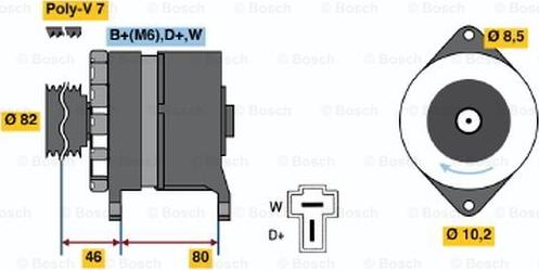 BOSCH 9 120 334 139 - Ģenerators autospares.lv