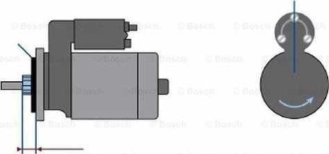 BOSCH 6 004 AA0 021 - Starteris autospares.lv