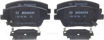 BOSCH 0 986 494 984 - Bremžu uzliku kompl., Disku bremzes www.autospares.lv