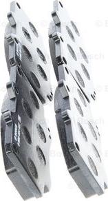 BOSCH 0 986 494 497 - Brake Pad Set, disc brake www.autospares.lv