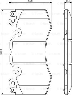 BOSCH 0 986 494 440 - Bremžu uzliku kompl., Disku bremzes www.autospares.lv