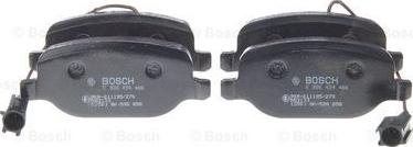 BOSCH 0 986 494 466 - Bremžu uzliku kompl., Disku bremzes www.autospares.lv