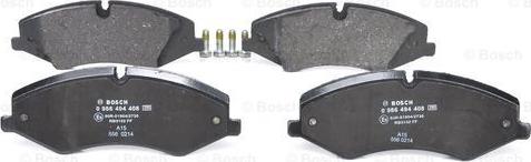 BOSCH 0 986 494 408 - Brake Pad Set, disc brake www.autospares.lv