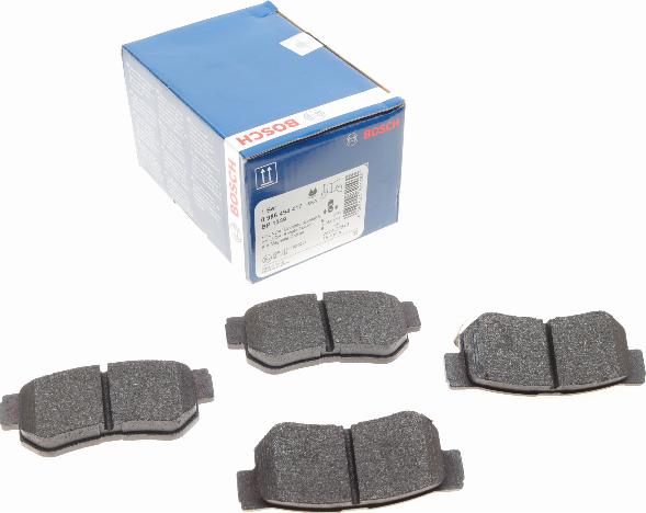 BOSCH 0 986 494 417 - Brake Pad Set, disc brake www.autospares.lv