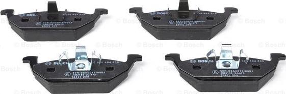 BOSCH 0 986 494 505 - Тормозные колодки, дисковые, комплект www.autospares.lv