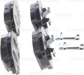 BOSCH 0 986 494 502 - Bremžu uzliku kompl., Disku bremzes www.autospares.lv