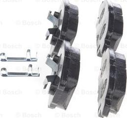 BOSCH 0 986 494 502 - Bremžu uzliku kompl., Disku bremzes www.autospares.lv