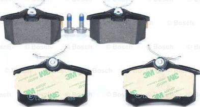 BOSCH 0 986 494 516 - Bremžu uzliku kompl., Disku bremzes www.autospares.lv