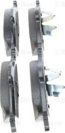 BOSCH 0 986 494 512 - Тормозные колодки, дисковые, комплект www.autospares.lv