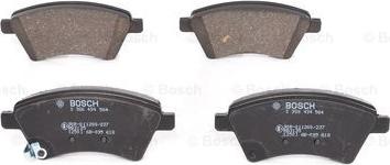 BOSCH 0 986 494 584 - Bremžu uzliku kompl., Disku bremzes www.autospares.lv