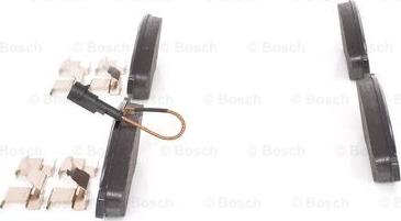 BOSCH 0 986 494 581 - Bremžu uzliku kompl., Disku bremzes www.autospares.lv