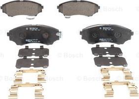 BOSCH 0 986 494 587 - Brake Pad Set, disc brake www.autospares.lv