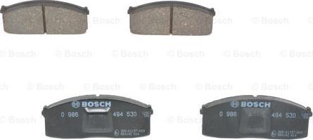 BOSCH 0 986 494 530 - Bremžu uzliku kompl., Disku bremzes autospares.lv