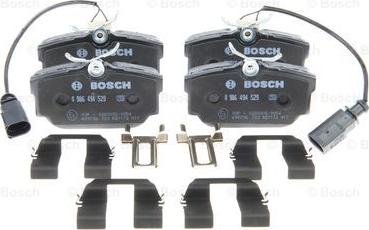 BOSCH 0 986 494 529 - Bremžu uzliku kompl., Disku bremzes autospares.lv