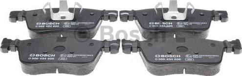 BOSCH 0 986 494 696 - Bremžu uzliku kompl., Disku bremzes www.autospares.lv