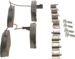 BOSCH 0 986 494 698 - Brake Pad Set, disc brake www.autospares.lv