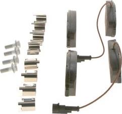 BOSCH 0 986 494 698 - Brake Pad Set, disc brake www.autospares.lv