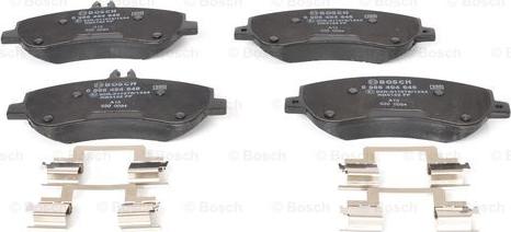 BOSCH 0 986 494 648 - Bremžu uzliku kompl., Disku bremzes www.autospares.lv