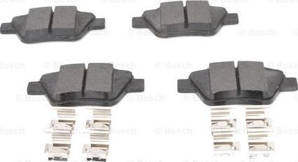 BOSCH 0 986 494 643 - Bremžu uzliku kompl., Disku bremzes www.autospares.lv