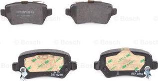 BOSCH 0 986 494 654 - Bremžu uzliku kompl., Disku bremzes www.autospares.lv