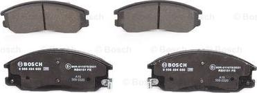 BOSCH 0 986 494 650 - Bremžu uzliku kompl., Disku bremzes www.autospares.lv