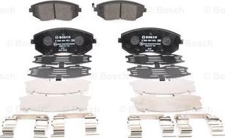 BOSCH 0 986 494 653 - Тормозные колодки, дисковые, комплект www.autospares.lv