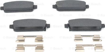 BOSCH 0 986 494 666 - Тормозные колодки, дисковые, комплект www.autospares.lv