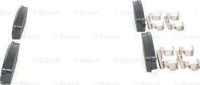 BOSCH 0 986 494 666 - Тормозные колодки, дисковые, комплект www.autospares.lv