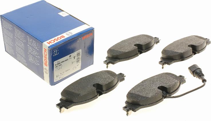 BOSCH 0 986 494 660 - Bremžu uzliku kompl., Disku bremzes www.autospares.lv