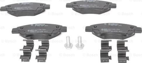 BOSCH 0 986 494 606 - Brake Pad Set, disc brake www.autospares.lv