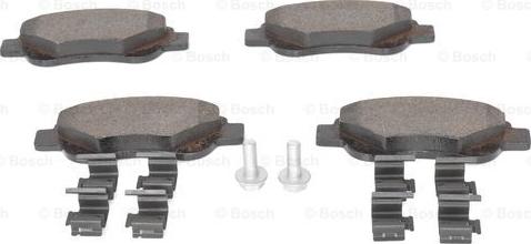 BOSCH 0 986 494 606 - Brake Pad Set, disc brake www.autospares.lv