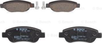 BOSCH 0 986 494 606 - Brake Pad Set, disc brake www.autospares.lv