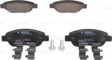 BOSCH 0 986 494 606 - Brake Pad Set, disc brake www.autospares.lv