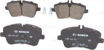 BOSCH 0 986 494 607 - Bremžu uzliku kompl., Disku bremzes www.autospares.lv