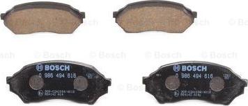 BOSCH 0 986 494 616 - Bremžu uzliku kompl., Disku bremzes www.autospares.lv