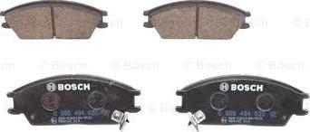 BOSCH 0 986 494 620 - Brake Pad Set, disc brake www.autospares.lv