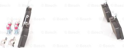 BOSCH 0 986 494 621 - Тормозные колодки, дисковые, комплект www.autospares.lv