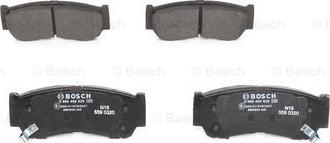 BOSCH 0 986 494 628 - Brake Pad Set, disc brake www.autospares.lv