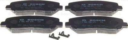 BOSCH 0 986 494 675 - Brake Pad Set, disc brake www.autospares.lv