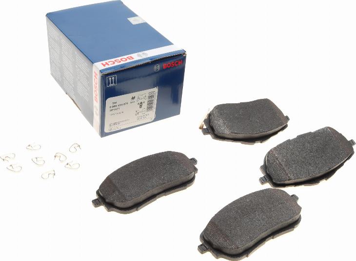 BOSCH 0 986 494 676 - Bremžu uzliku kompl., Disku bremzes www.autospares.lv