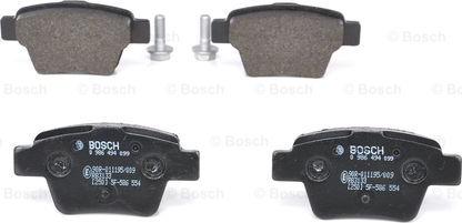 BOSCH 0 986 494 099 - Bremžu uzliku kompl., Disku bremzes www.autospares.lv