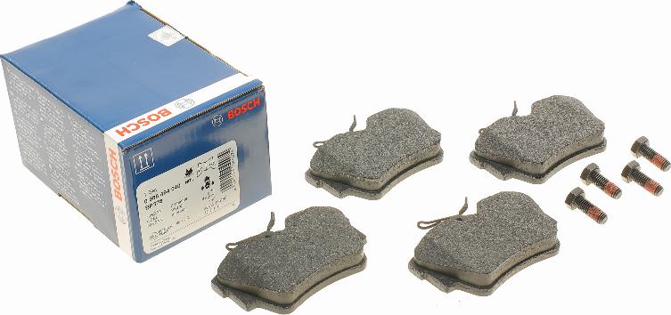 BOSCH 0 986 494 040 - Brake Pad Set, disc brake www.autospares.lv