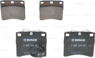 BOSCH 0 986 494 041 - Bremžu uzliku kompl., Disku bremzes www.autospares.lv