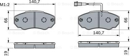 BOSCH 0 986 494 048 - Тормозные колодки, дисковые, комплект www.autospares.lv